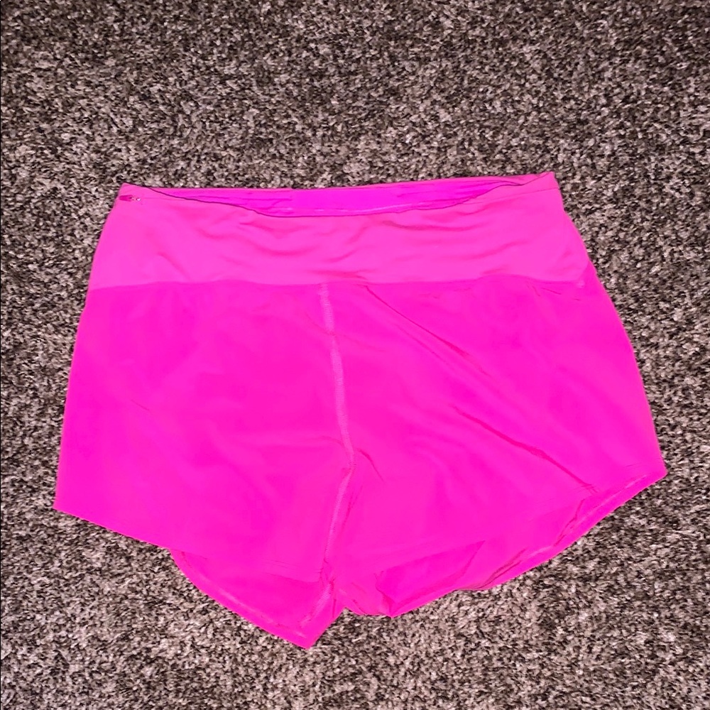 **Rare** Lululemon Athletica Vibrant Pink Athletic Shorts